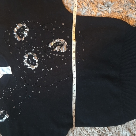 VINTAGE Marella knit sweater with sequins and applique - Picture 10 of 13